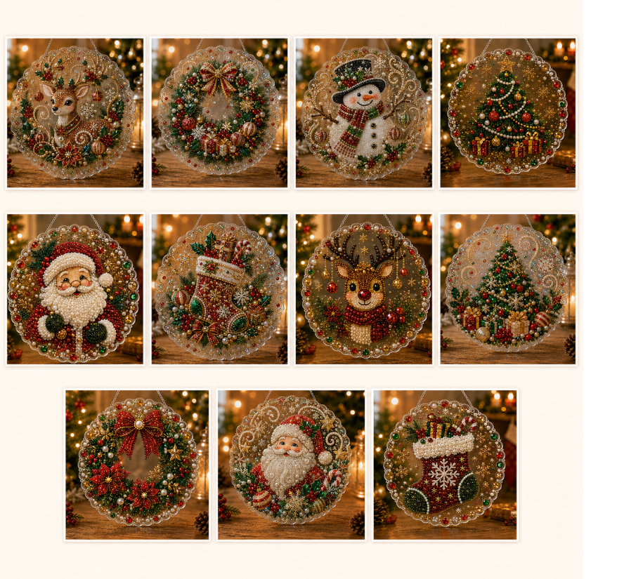 ๐ LIMITED TIME๏ผ๏ผ 49% OFF โ โจ ๐ Christmas Pearl Diamond Art Ornament Kit โ DIY Handmade Holiday Hanging Decor ๐
๐