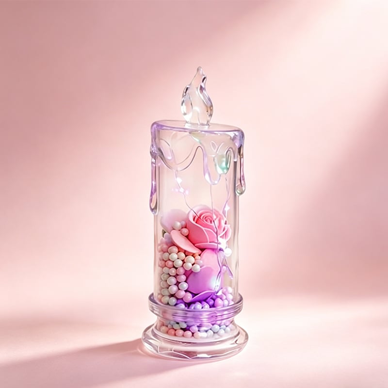 🌹Realistic Rose Candle Lights — Battery-Powered, Smoke-Free LED Roses for Home Decor, Weddings, Parties & Gifts ✨