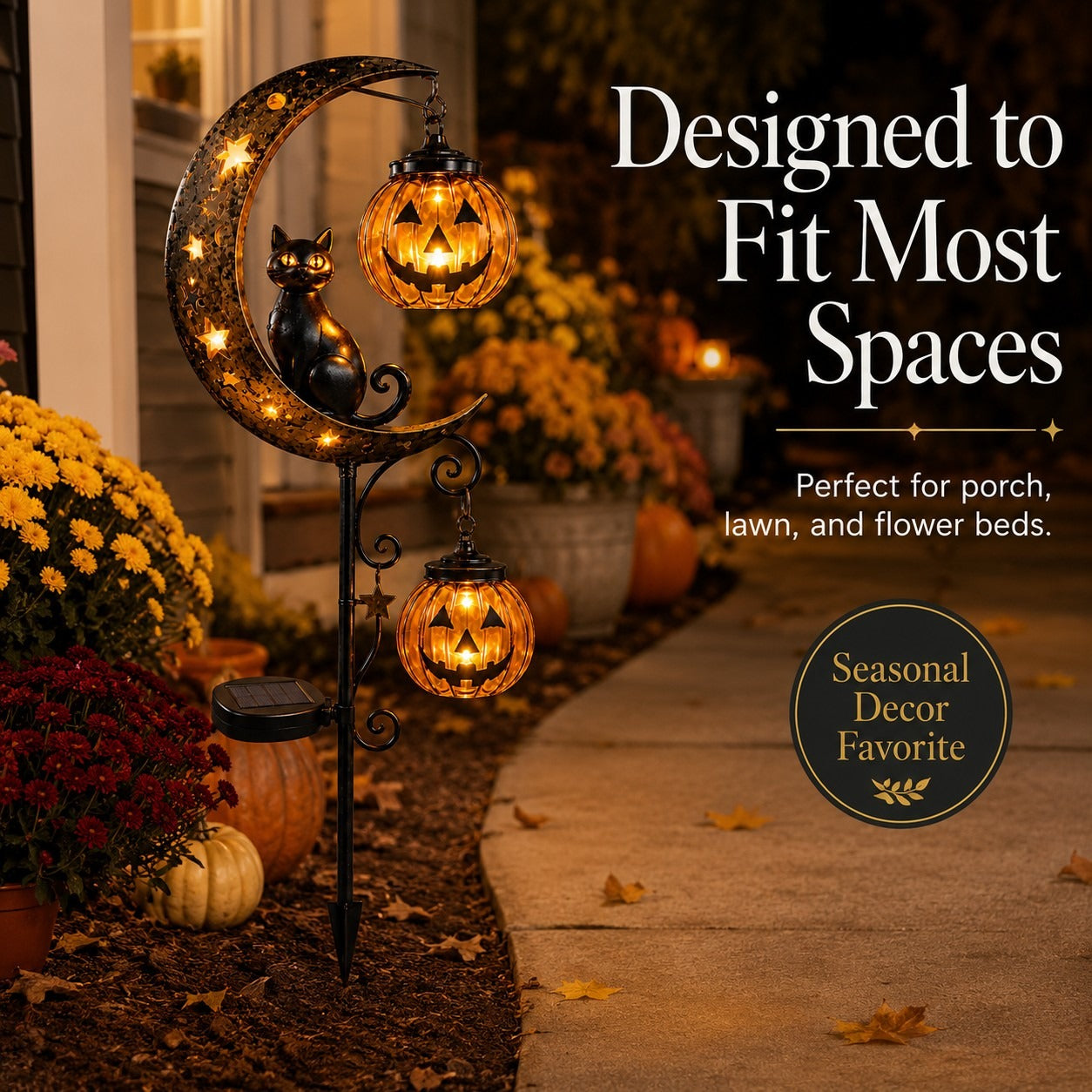 ๐ฅ50% OFF TODAY๐ฅ Solar Halloween Garden Stake Light ๐๐ป Spooky Outdoor Yard Decor for Garden, Porch & Pathway