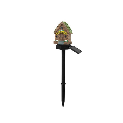 🌙✨✨Solar Mushroom Cottage Garden Light – Warm Fairy-Tale Glow for Flower Beds