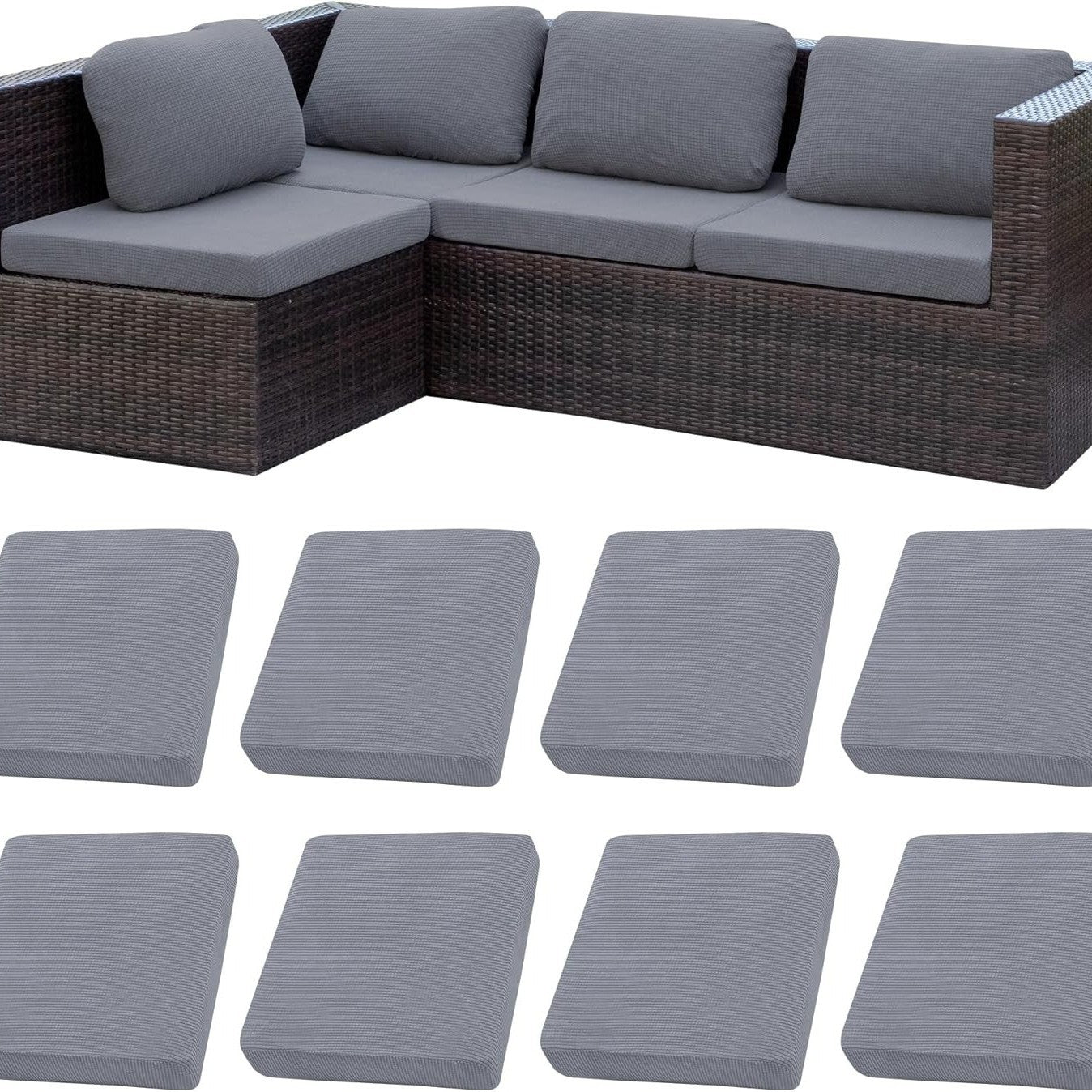 🪑 Stretch Sofa Cushion Covers — Only $9.99 Per Cover