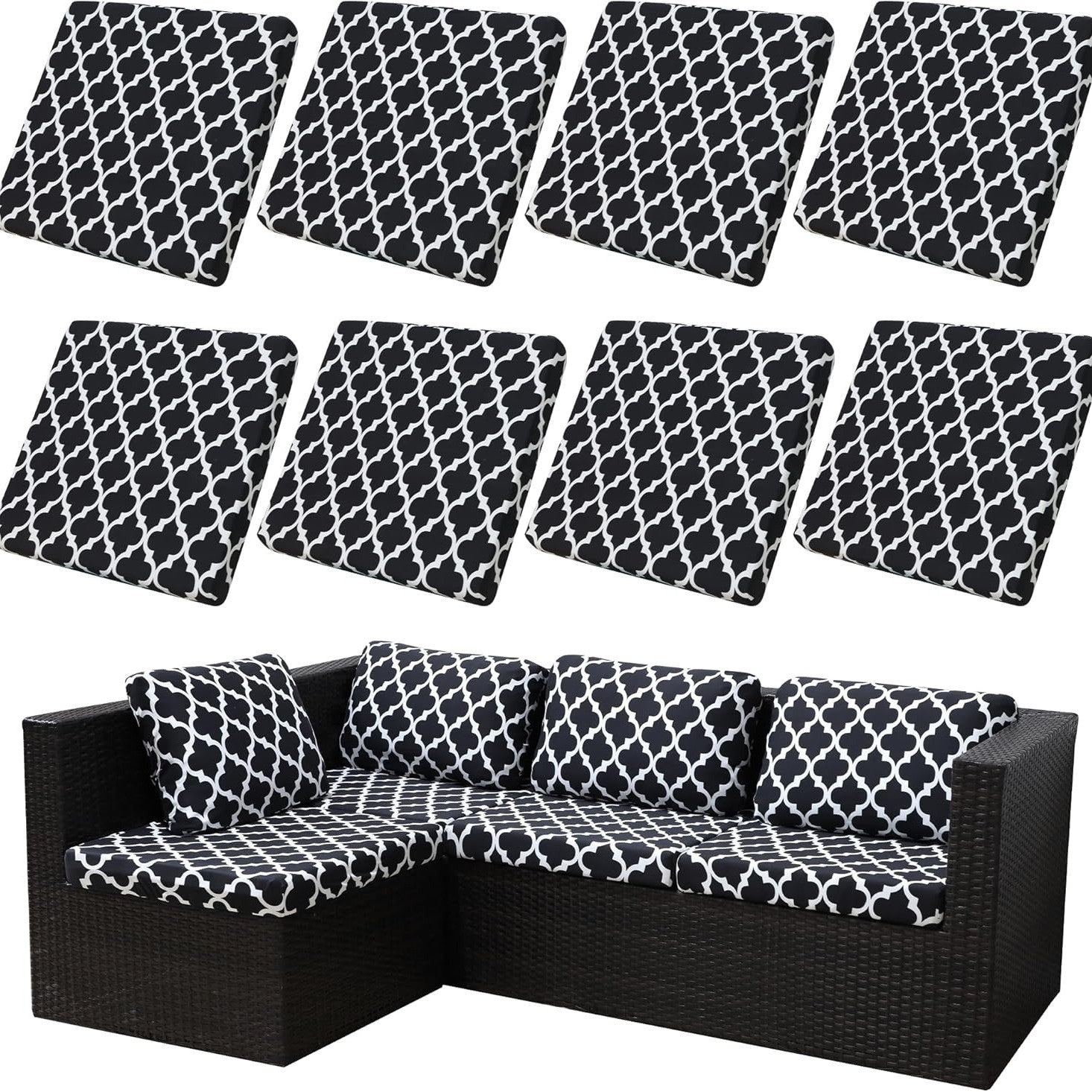🪑 Stretch Sofa Cushion Covers — Only $9.99 Per Cover