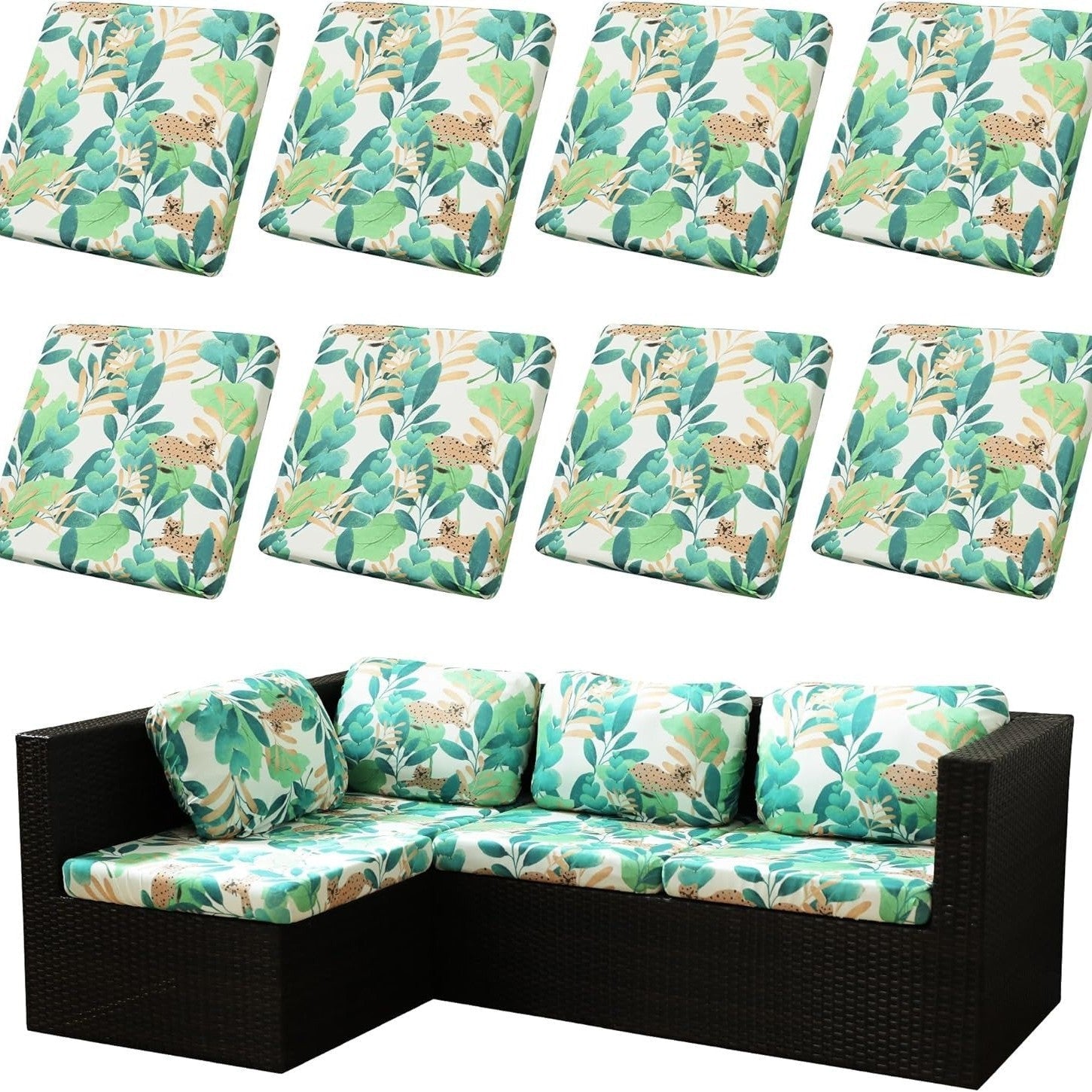 🪑 Stretch Sofa Cushion Covers — Only $9.99 Per Cover