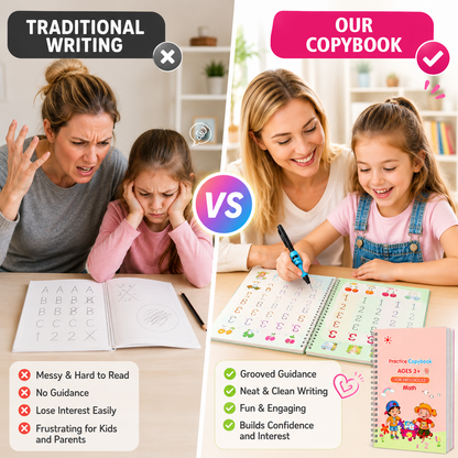 Kids Practice Copybook Set (4Pcs/Set)