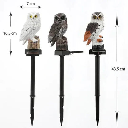 🔥Hot Sale🔥Waterproof Solar Owl Light – LED Pathway Light for Lawn, Garden & Outdoor Decor