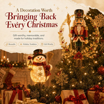 ⏳ Last Day 50% OFF – 🎅  Lighted Christmas Tree Topper Collection ✨