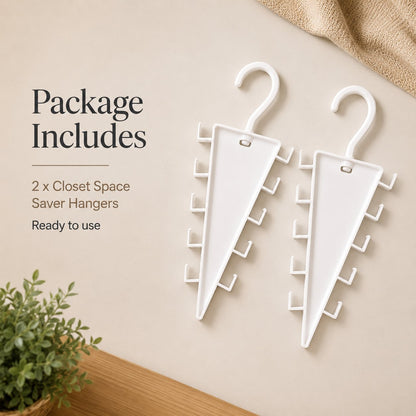 🔥🏷️Buy More, Save More (Up to 40% OFF)🔥 - 👗 Multi-Layer Closet Space Saver Hanger