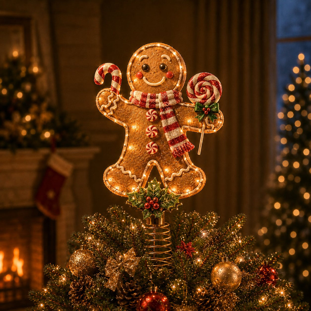 ⏳ Last Day 50% OFF – 🎅  Lighted Christmas Tree Topper Collection ✨
