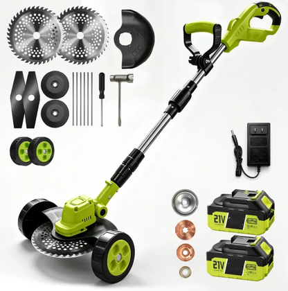 🔥FLASH SALE SAVE 55% OFF🌿21V 3-in-1 Cordless Trimmer Edger Mini Mower (2 Batteries Included)