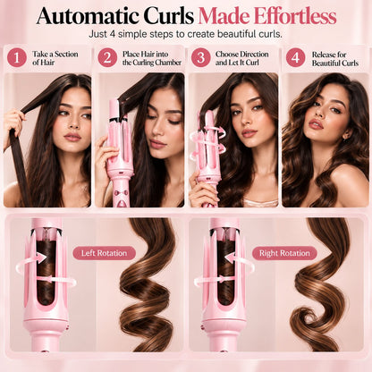 🎀 5-in-1 Hair Styler for Curls, Waves & More