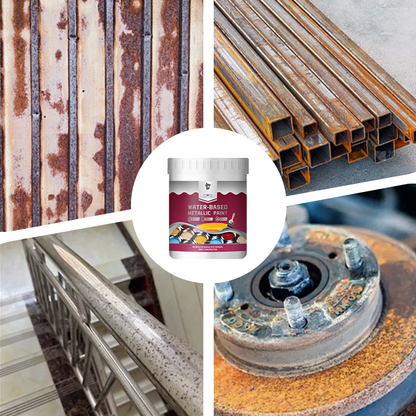 🔥Today 50% OFF⏰Rust Converter Metallic Paint – One coat stops rust, no sanding, no fumes.