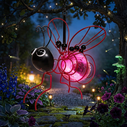 🐝Outdoor Hanging Solar Bee Light - Perfect Gift For Plant Lovers Moms Or Literally Anyone Who Smiles❤️