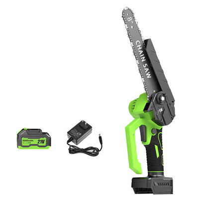 🔋 8-Inch Portable Electric Chainsaw - One-Hand Electric Pruning Saw for Branches & Yard Work