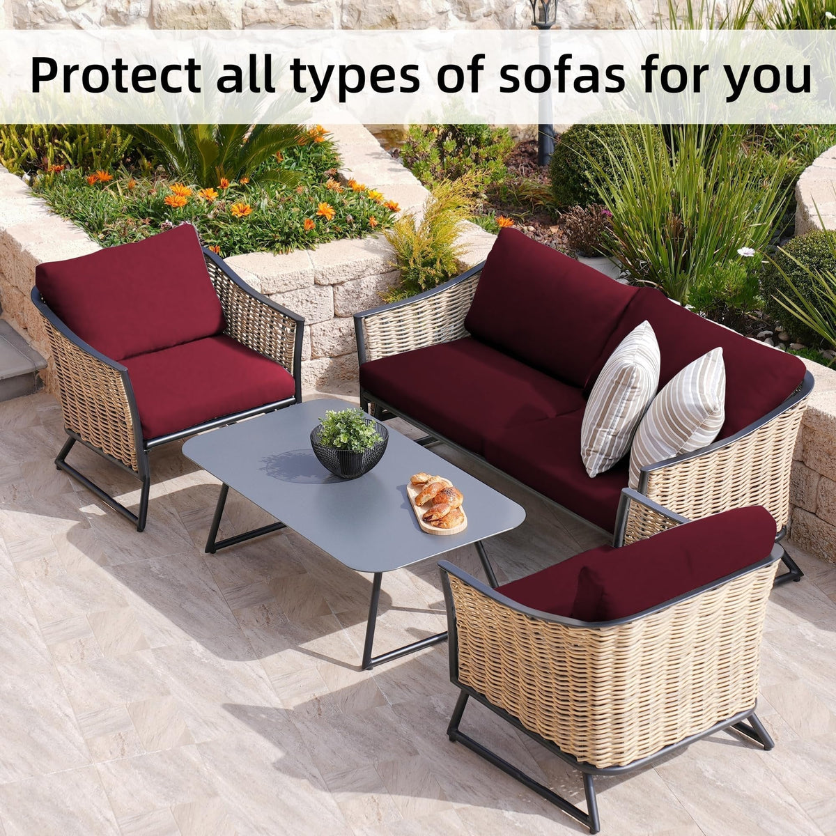 🪑 Stretch Sofa Cushion Covers — Only $9.99 Per Cover