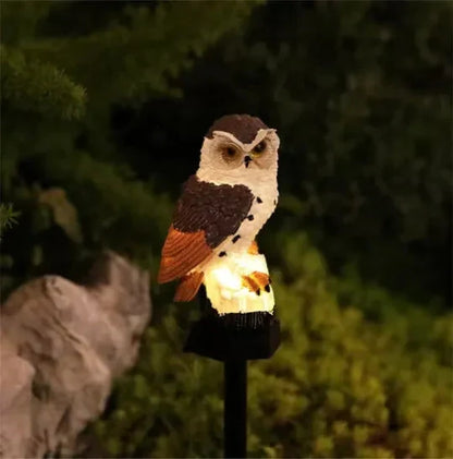 🔥Hot Sale🔥Waterproof Solar Owl Light – LED Pathway Light for Lawn, Garden & Outdoor Decor