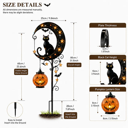 🔥50% OFF TODAY🔥 Solar Halloween Garden Stake Light 🎃👻 Spooky Outdoor Yard Decor for Garden, Porch & Pathway