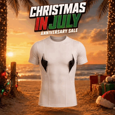 Concealed Carry Compression Shirt – Dual Holster Tactical Undershirt for Men