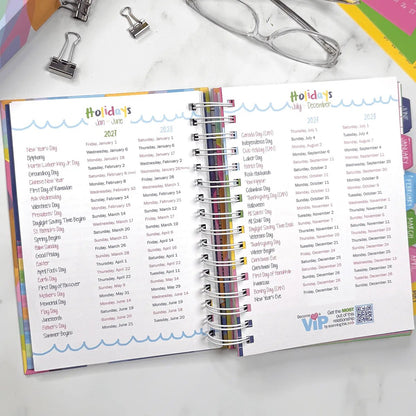 📅✨ 2027–2028 Reminder Binder – 24-Month All-in-One Life Planner