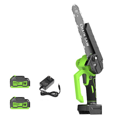 🔋 8-Inch Portable Electric Chainsaw - One-Hand Electric Pruning Saw for Branches & Yard Work