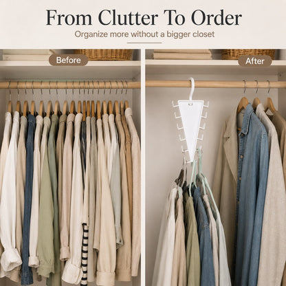 🔥🏷️Buy More, Save More (Up to 40% OFF)🔥 - 👗 Multi-Layer Closet Space Saver Hanger
