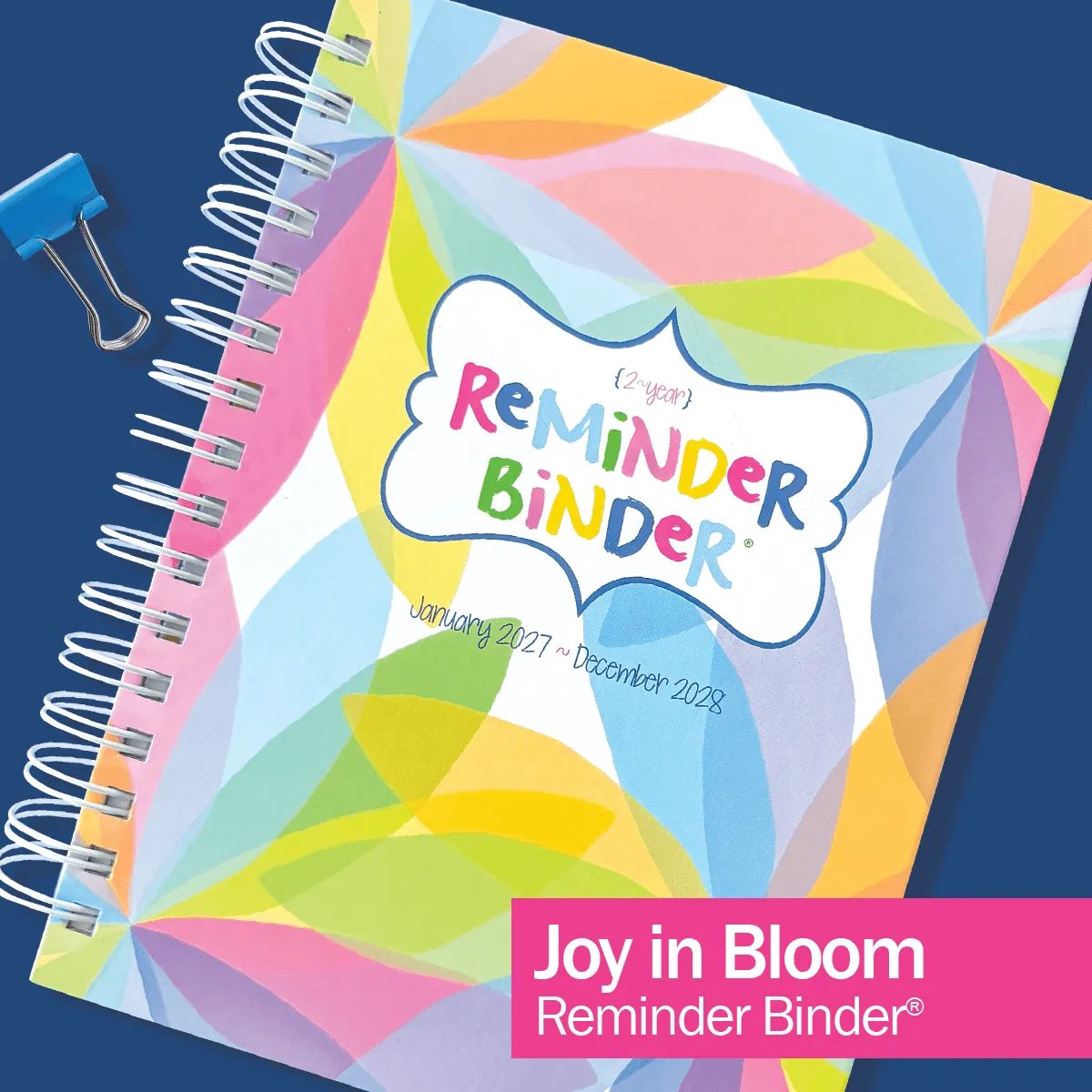 📅✨ 2027–2028 Reminder Binder – 24-Month All-in-One Life Planner