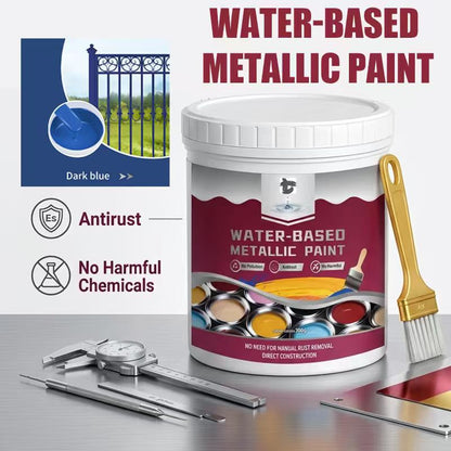 🔥Today 50% OFF⏰Rust Converter Metallic Paint – One coat stops rust, no sanding, no fumes.