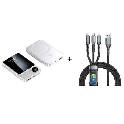 🔋✨Professional Magnetic Charger for Travelers & Professionals 🧲| 22.5W Wired & 15W Wireless | 10,000 mAh | Fast Delivery💥
