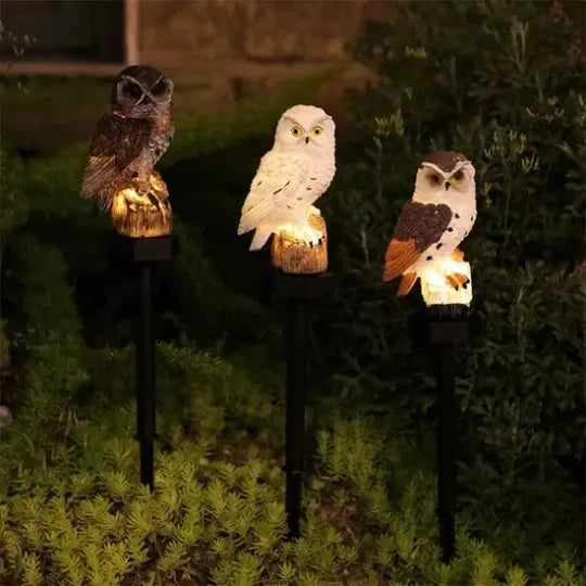 🔥Hot Sale🔥Waterproof Solar Owl Light – LED Pathway Light for Lawn, Garden & Outdoor Decor