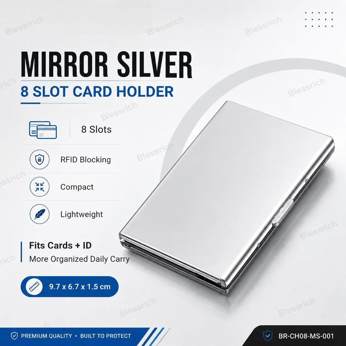 RFID Blocking Metal Card Holder