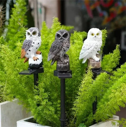 🔥Hot Sale🔥Waterproof Solar Owl Light – LED Pathway Light for Lawn, Garden & Outdoor Decor