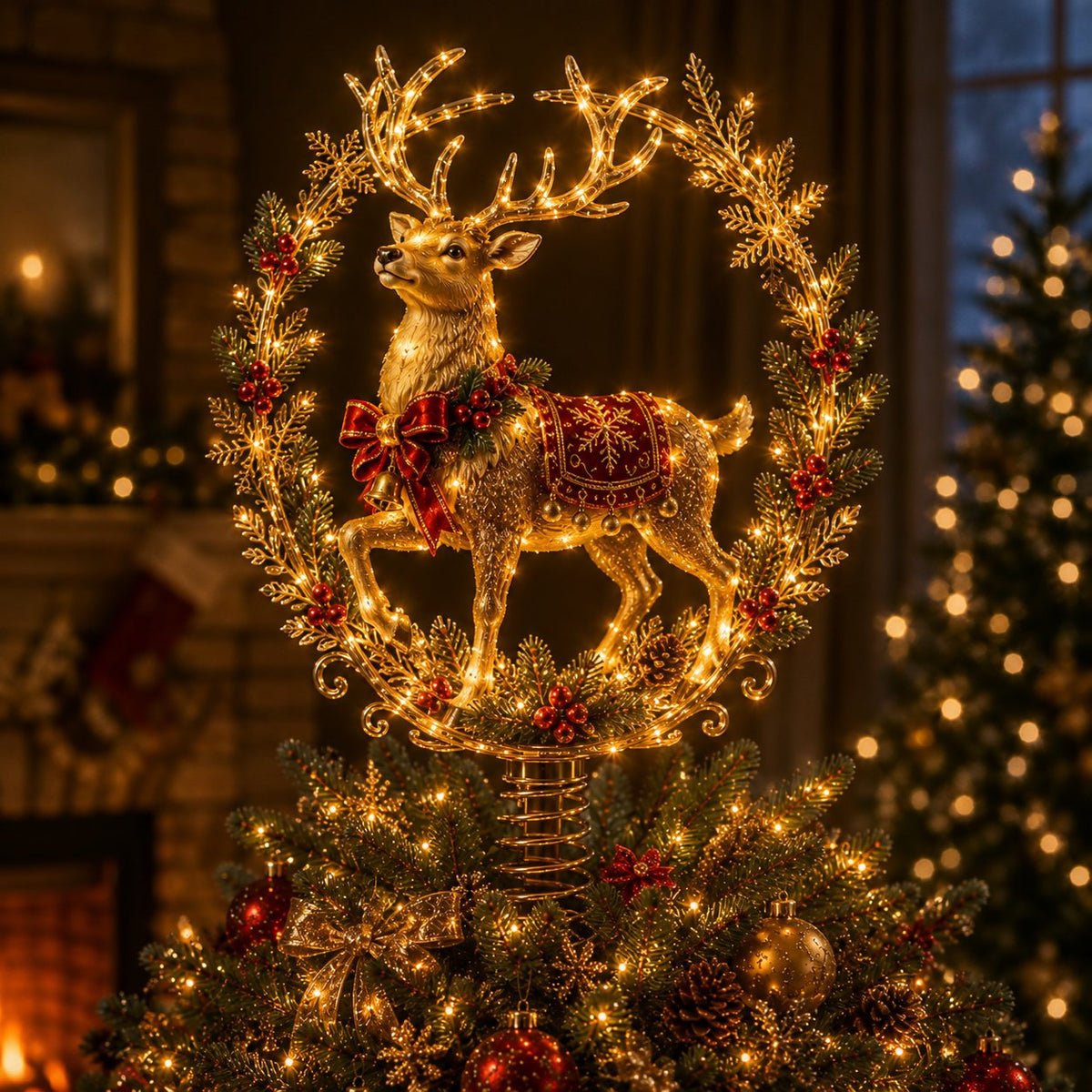 ⏳ Last Day 50% OFF – 🎅  Lighted Christmas Tree Topper Collection ✨