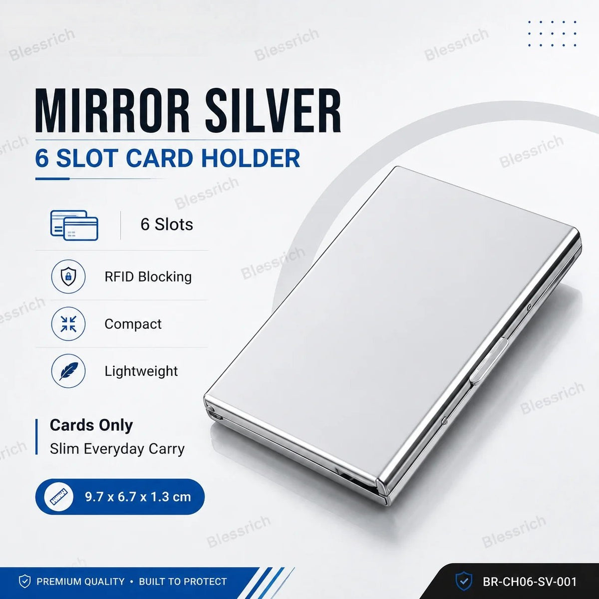 RFID Blocking Metal Card Holder