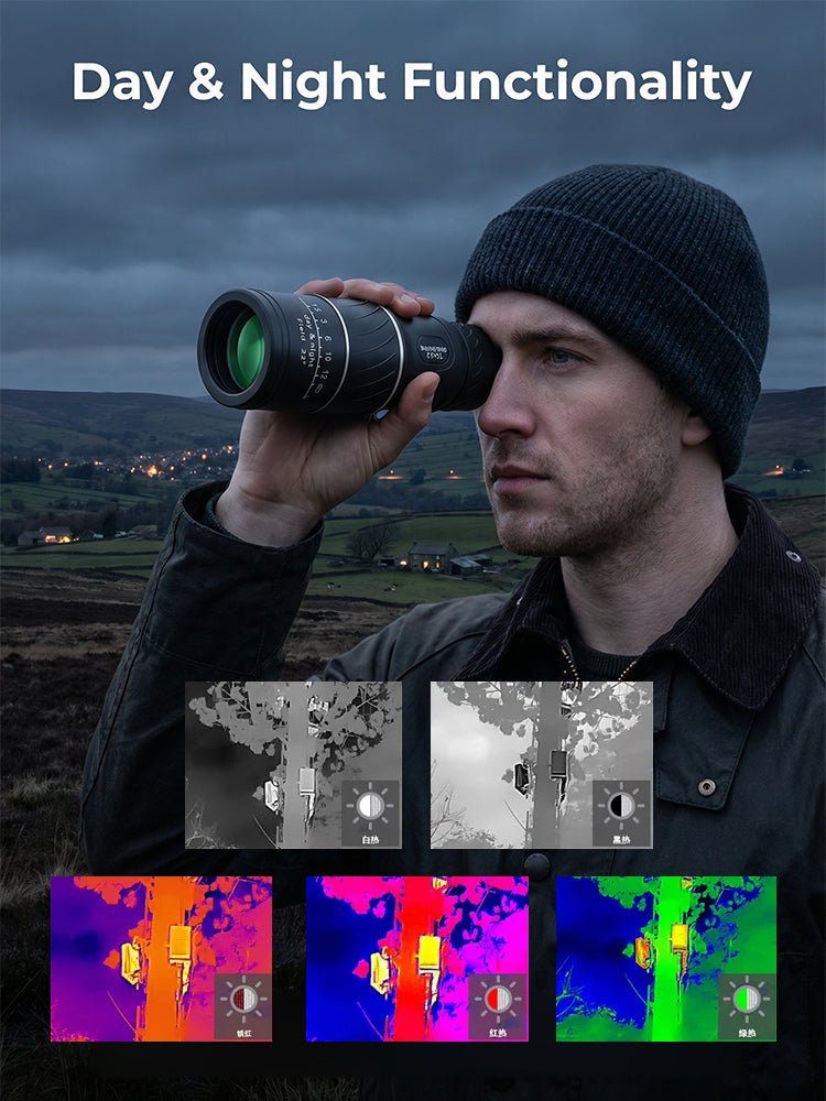 ⏳Last Chance! 50% OFF🔥Used by American Mountain Guides! 100x HD Monocular, IPX5 Waterproof & Fog-Proof🧭🔭