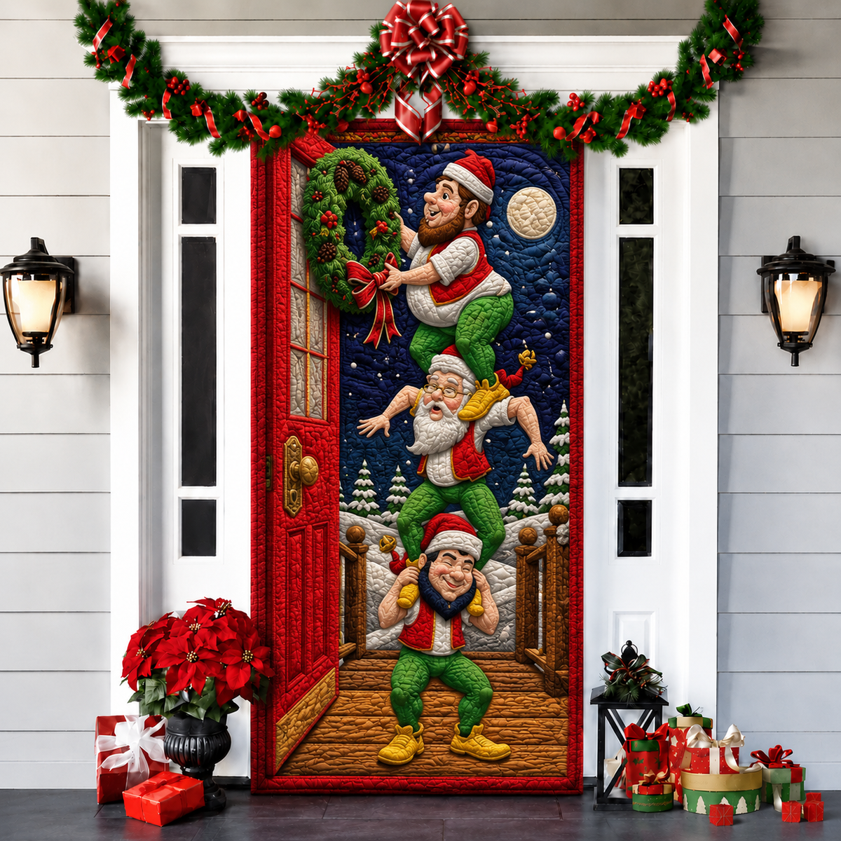 🌟Last day 50% OFF🌟2026 3D Christmas front door decoration