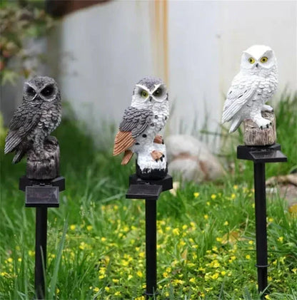 🔥Hot Sale🔥Waterproof Solar Owl Light – LED Pathway Light for Lawn, Garden & Outdoor Decor