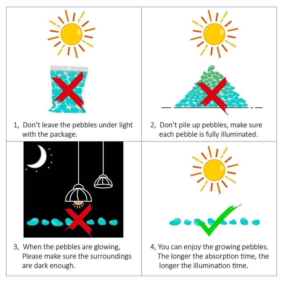 🔥 Limited Stock-50% OFF 🌟Luminous Stones – Mixed Color Glow Stones
