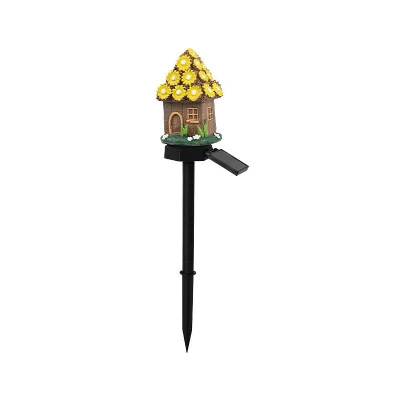 🌙✨✨Solar Mushroom Cottage Garden Light – Warm Fairy-Tale Glow for Flower Beds