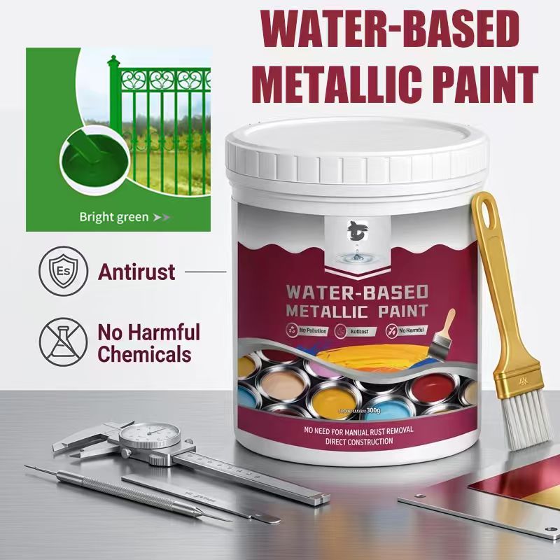 🔥Today 50% OFF⏰Rust Converter Metallic Paint – One coat stops rust, no sanding, no fumes.