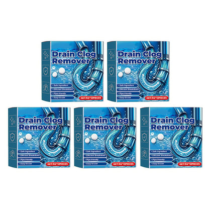 Fast Dissolve Drain Clog Remover Tablets Household Pipe Deodorant Cleaner