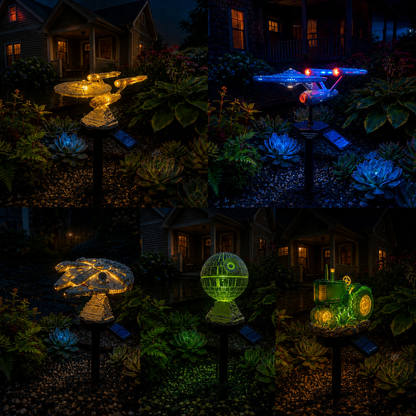 🌌ONLY TODAY—55% OFF🔥 Now Only 50% of the Original Price| Sci-Fi Starship Solar Garden Light