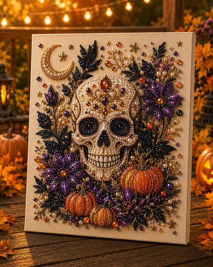 🔥 Up To 60% OFF Sale👻Halloween Pearl Art DIY Kit – Turn Tiny Pearls into Spooky-Cute Magic🧙