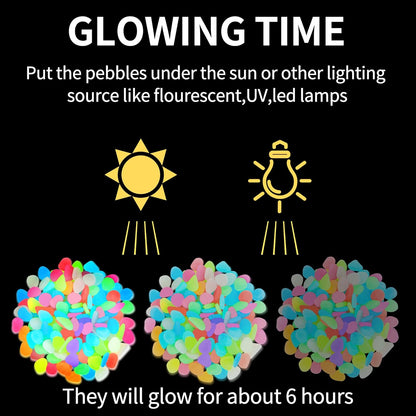 🔥 Limited Stock-50% OFF 🌟Luminous Stones – Mixed Color Glow Stones