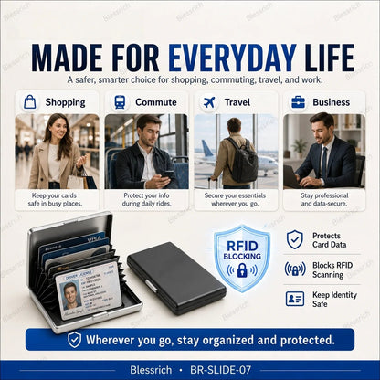RFID Blocking Metal Card Holder