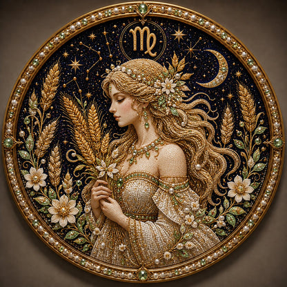 🔥 Last Day 49% OFF - 💎 12 Zodiac Signs Pearl Art Kit ♈💫 Bring Every Zodiac Sign to Life with Pearls