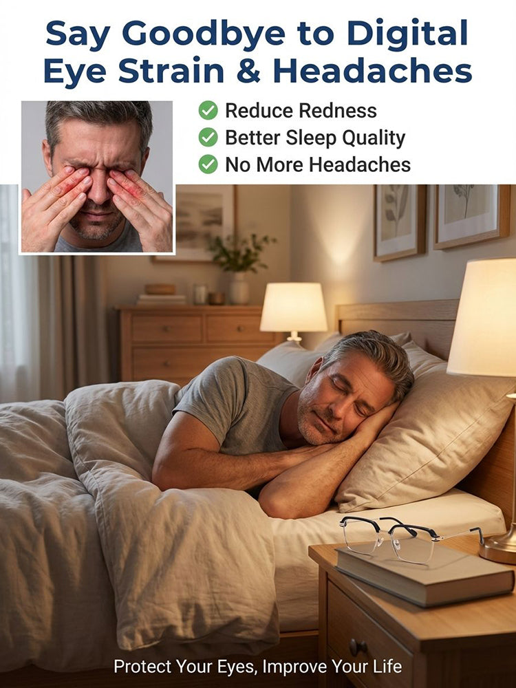 ✨Limited-Time Sale-50% Off👓Automatic zoom light-sensing transition lenses for anti-blue light presbyopia glasses