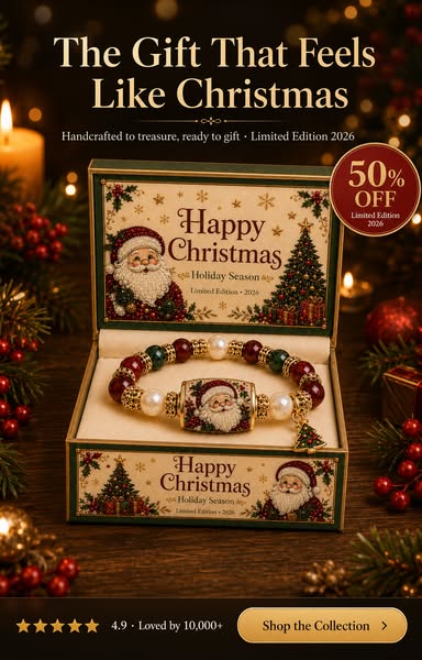 💥 Last Day 50% OFF – 🎄  Christmas Magic Collection Bracelet – 2026 Limited Edition Holiday Charm Bracelet