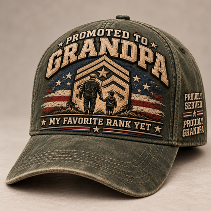 🇺🇸 Forever Our Hero™ – Veteran & Grandpa Tribute Cap | 2 Meaningful Designs 🧢