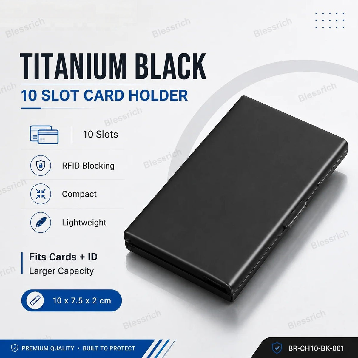 RFID Blocking Metal Card Holder
