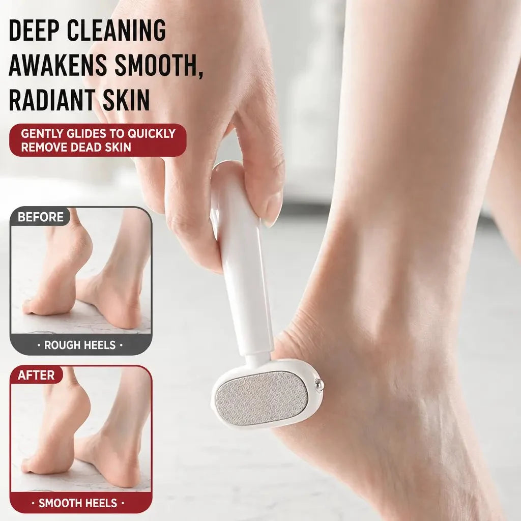 Dual‐Sided Foot Callus Remover, Replaceable Stainless Steel Blade Foot Scraper 🦶