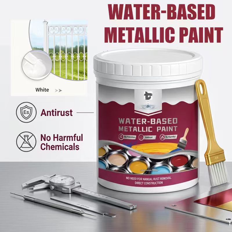 🔥Today 50% OFF⏰Rust Converter Metallic Paint – One coat stops rust, no sanding, no fumes.